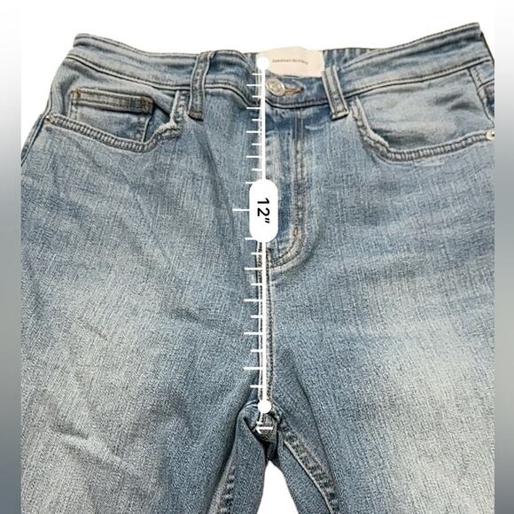 Current/Elliott Light Wash High Rise Wide Leg Cotton Blend Jeans Size 28 - Picture 10 of 11